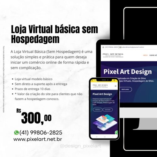 Loja Virtual Básica (Sem Hospedagem e Sem Domínio)