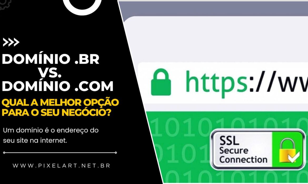 Domínio .BR vs. Domínio .COM