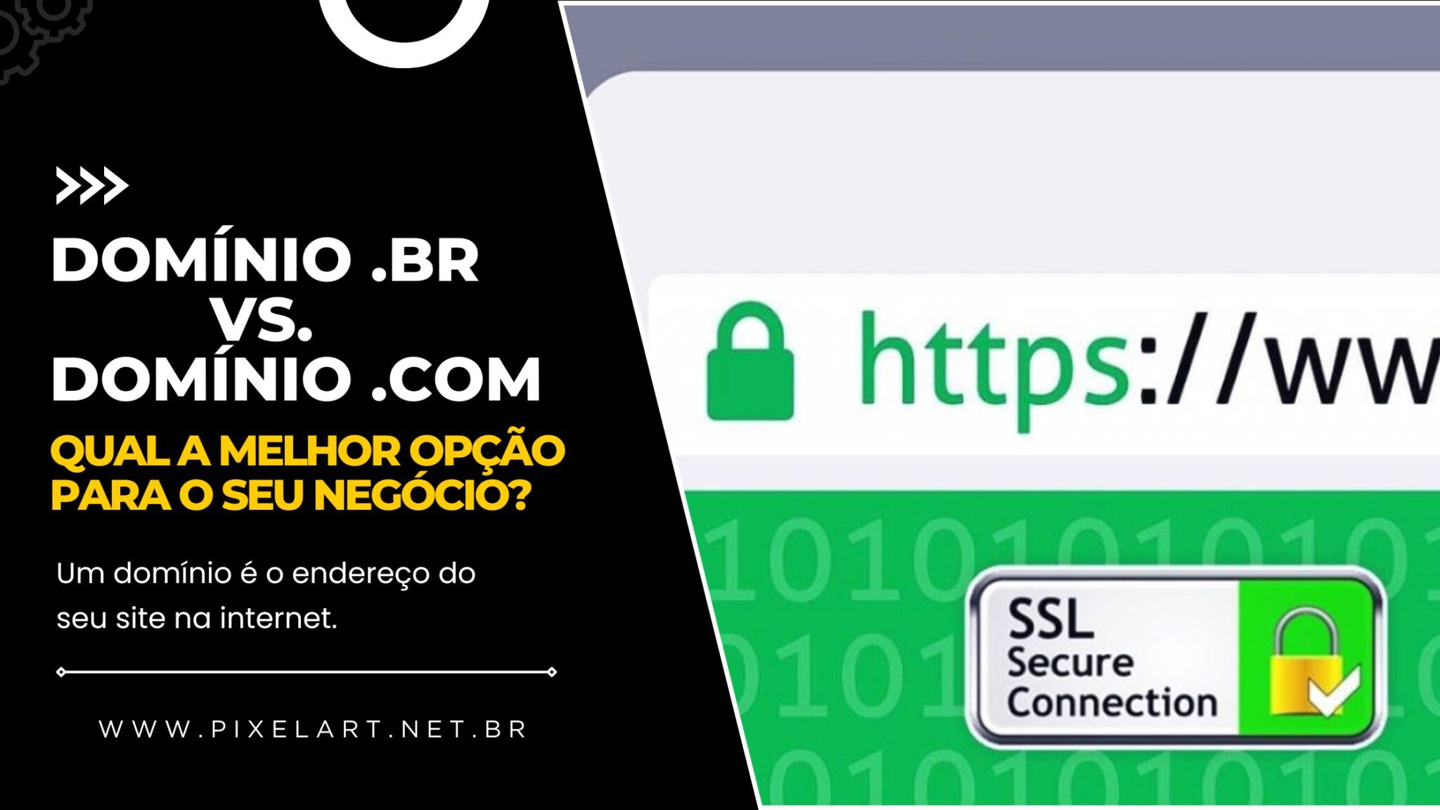 Domínio .BR vs. Domínio .COM