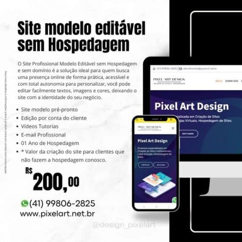 Site Econômico (Sem Hospedagem e Sem Domínio)